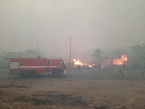 Пожежі на Луганщині: поліція назвала чотири джерела займання