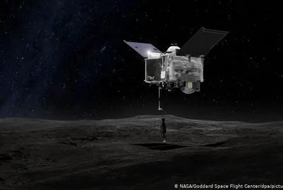 Беспилотный аппарат OSIRIS-REx взял пробы грунта астероида Бенну