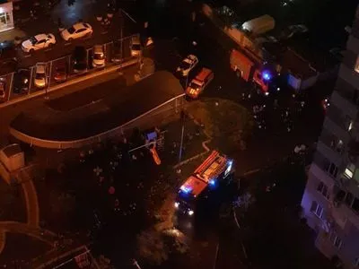 В Одессе горел 25-этажный жилой дом