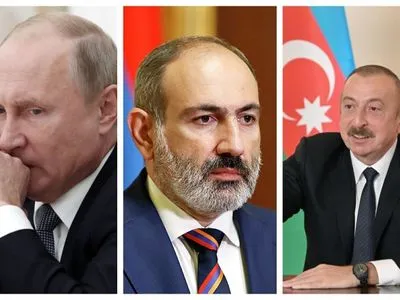 Путін поговорив з Пашіняном і Алієвим про Нагірний Карабах