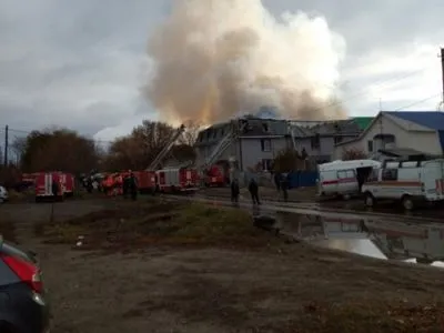 У Росії сталася масштабна пожежа, є загиблі