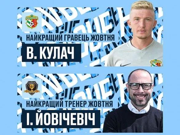 УПЛ назвала найкращого футболіста місяця чемпіонату України