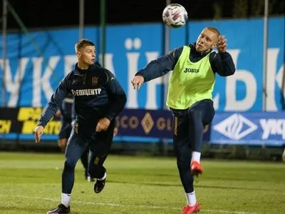 Збірна України провела перше тренування в Києві перед матчем з Польщею