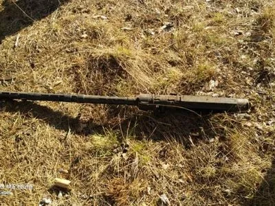 На Луганщині у лісі виявили предмет, схожий на танковий кулемет