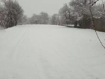 На Сумщині випав перший сніг: місцями до 6 сантиметрів
