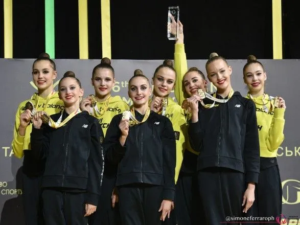 Збірна України отримала золото та бронзу на Чемпіонаті Європи з художньої гімнастики