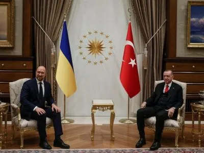 Шмыгаль обсудил с Эрдоганом торгово-экономическое сотрудничество Украины с Турцией