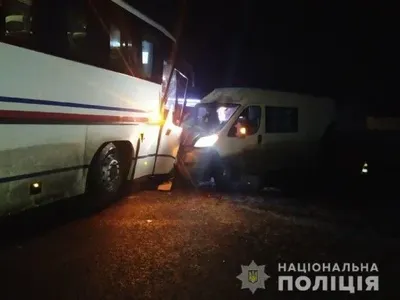 В Харьковской области случилось ДТП при участии пассажирского автобуса, есть травмированные