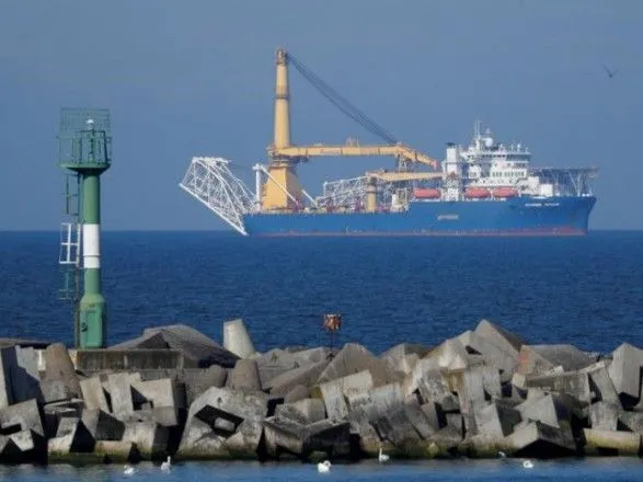 Российский корабль прибыл на место строительства газопровода “Северный поток-2”