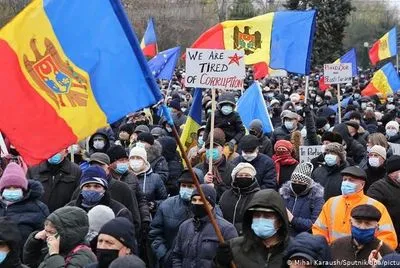 У Молдові пройшли масові антиурядові протести