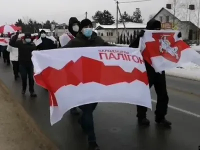 У містах Білорусі тривають акції протесту