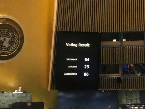 Генасамблея ООН проголосувала за резолюцію по Криму