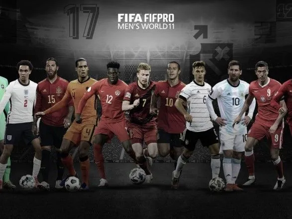 ФІФА оголосила символічну збірну світу 2020 року