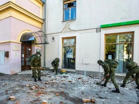 Землетрясение в Хорватии повредил здание украинского посольства