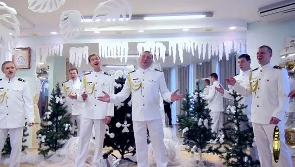 “Щедрик” від ВМС: українські моряки привітали українців з Різдвом