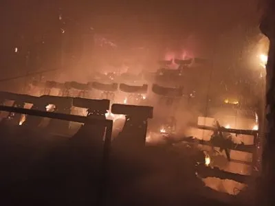 На Рождество в Кривом Роге сгорел кинотеатр