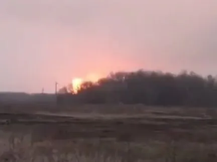 У районі Лубен на Полтавщині стався вибух на газопроводі: з'явилися відео з місця події