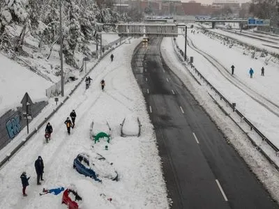 Сніговий колапс в Іспанії: у частині країни температурний антирекорд за десятки років - до 25 градусів морозу