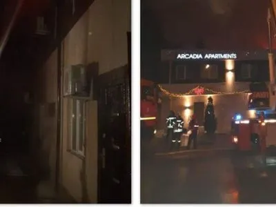 В результате пожара в одесской гостинице один человек погиб, еще двое пострадали