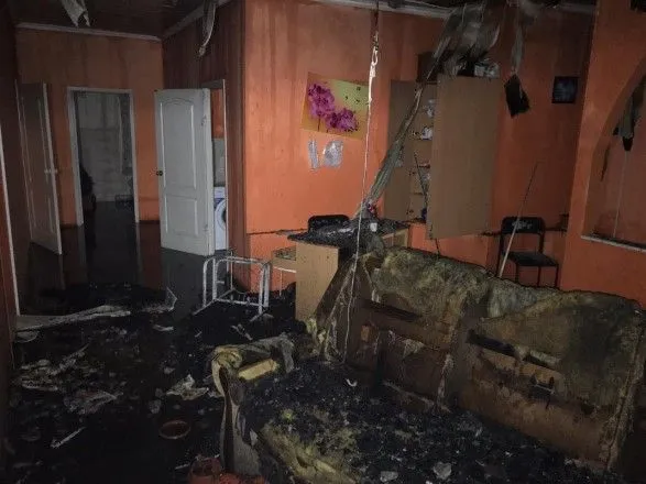 Пожар в доме престарелых: задержаны три человека