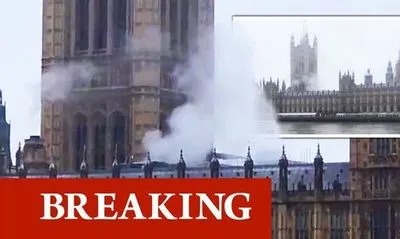 У британському парламенті спрацювала пожежна сигналізація: над будівлею піднявся дим