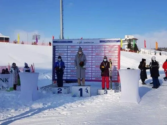 Украинка стала призером Кубка Европы по лыжному фристайлу