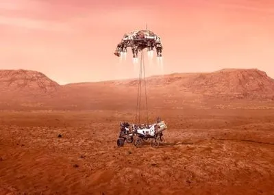 Американский велосипед Perseverance совершил посадку на Марсе: первые фото