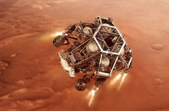 Марсохід Perseverance надіслав на Землю перше відео з Марса