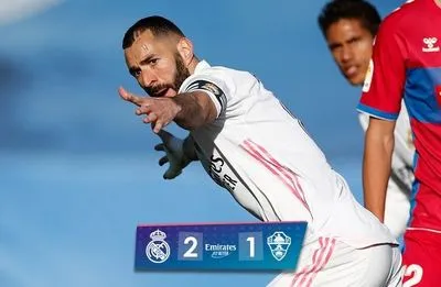 Дубль Бензема спас “Реал” от очередной потери очков в Ла Лиге