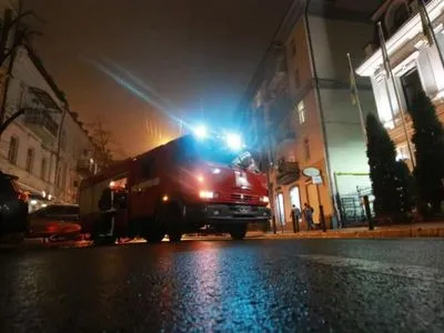 Посреди Киева произошел пожар в ресторане
