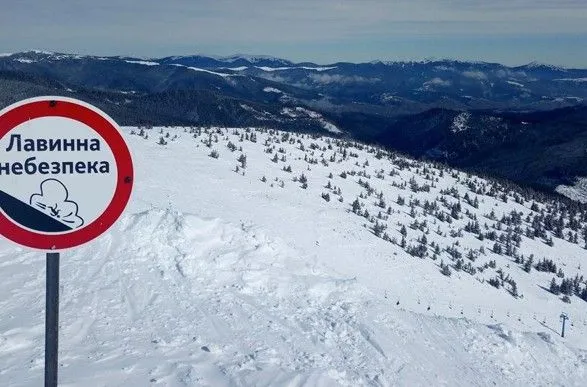 Рятувальники попередили про значну сніголавинну небезпеку в Карпатах