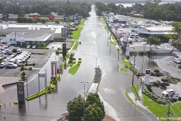 Наводнение в Австралии нанесло ущерб на более, чем 100 млн долларов