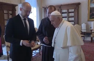Шмигаль у Ватикані зустрівся з Папою Франциском