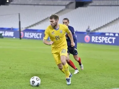 Стало відомим ім'я найкориснішого футболіста збірної України у матчі з Францією