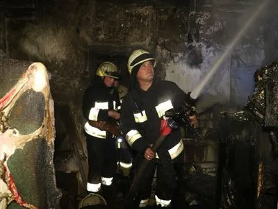 Во время пожара в жилом доме Днепра погиб один человек