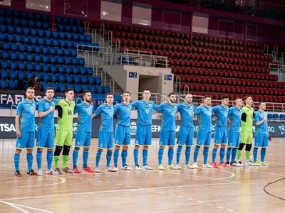 Сборная Украины по футзалу одержала второй выигрыш в квалификации на Евро-2022