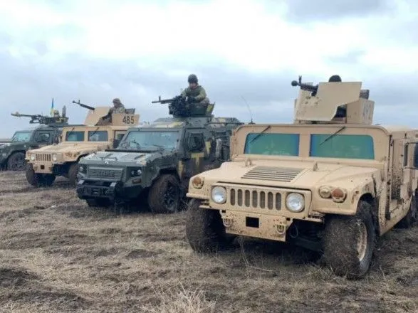 В районе ООС украинские пограничники провели тренировку