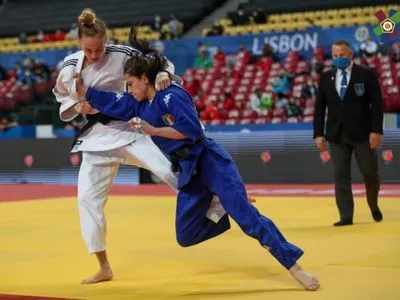 Помешала травма: украинка завоевала серебро на чемпионате Европы по дзюдо
