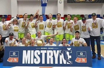 Баскетбол: украинка завоевала звание чемпионки Чехии