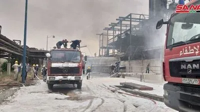 В Сирии произошел пожар на нефтеперерабатывающем заводе
