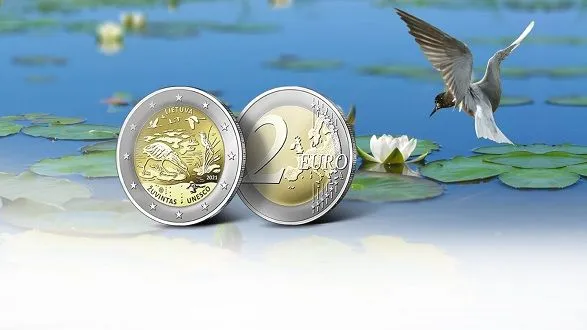Монетный двор Литвы на своих монетах ошибочно написал девиз другой страны