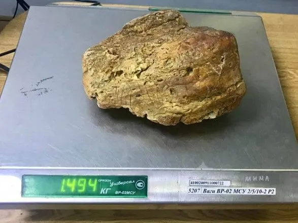 Намагались вивезти до Катару та ОАЕ велетенські бурштинові брили: у посилках виявили 12 кг "сонячного каміння"