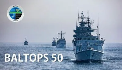 У Балтійському морі стартували великі військово-морські навчання НАТО Baltops