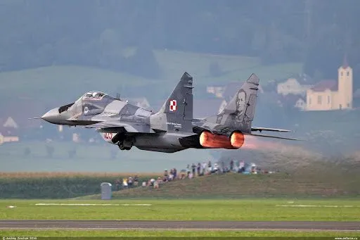 Польский МиГ-29 по ошибке обстрелял истребитель, летевший с ним в паре