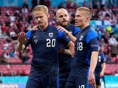 Сборная Финляндии обыграла Данию в восстановленной игре на Евро-2020