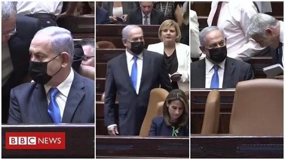 З Нетаньягу стався конфуз: сів у крісло прем'єра після поразки