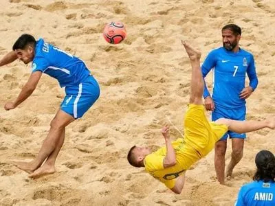 Сборная Украины по пляжному футболу завоевала второй выигрыш в Евролиге-2021