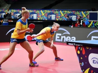 Сборная Украины выиграла первую медаль на чемпионате Европы по настольному теннису