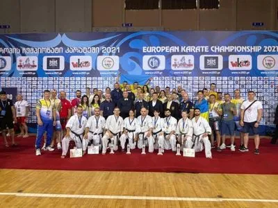 Украинцы выиграли одиннадцать медалей на чемпионате Европы по каратэ