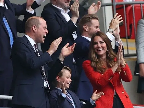 Принц Вільям емоційно вболівав за збірну Англії з Кейт Міддлтон: схопився з місця і викрикнув